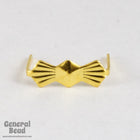 11mm Gold Chandelier Bowtie Clip #MFC081-General Bead