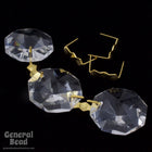 11mm Gold Chandelier Bowtie Clip #MFC081-General Bead