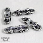 15mm Antique Silver Pewter Three Hole Spacer Bar-General Bead