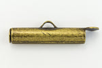 30mm Antique Brass Slide Tube #MFE114-General Bead