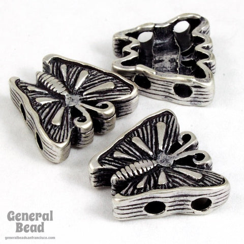 15mm Antique Silver Pewter Butterfly Spacer-General Bead