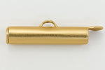 20mm Matte Gold Slide Tube #MFF109-General Bead