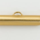 16mm Matte Gold Slide Tube #MFF113-General Bead