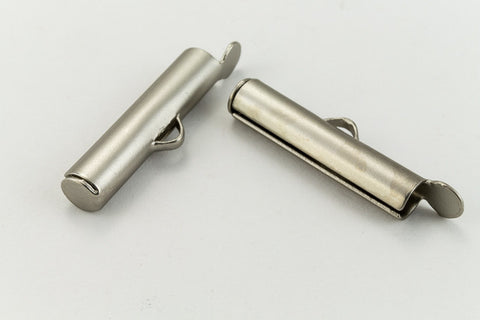 30mm Antique Silver Slide Tube #MFG114-General Bead