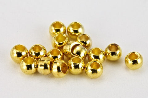 Gold Tone Mini Crimp #MFI003-General Bead