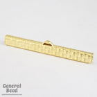 1 1/2 Inch Gold Tone Bar Clamp #MFI024-General Bead
