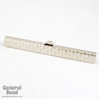 2 Inch Silver Tone Bar Clamp #MFL024-General Bead