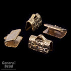 3/8 Inch Gold Tone Bar Clamp #MFM024-General Bead