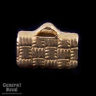 3/8 Inch Gold Tone Bar Clamp #MFM024-General Bead