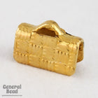 3/8 Inch Gold Tone Bar Clamp #MFM024-General Bead