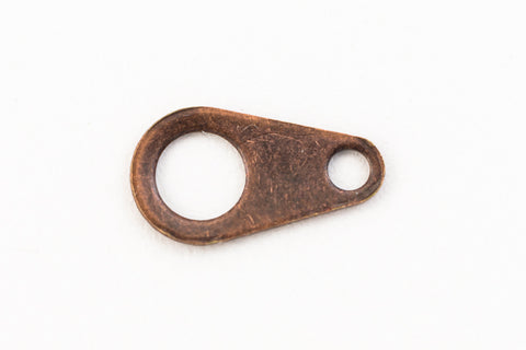 9mm Antique Copper Dog Tag Connector #MFN011-General Bead