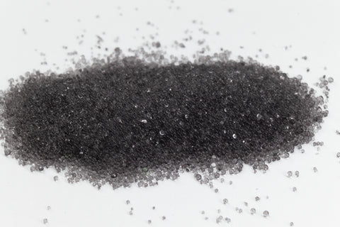 Opaque Black Glass Microbeads