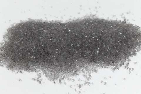 Transparent Gray Glass Microbeads