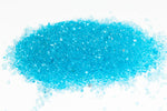 Transparent Turquoise Glass Microbeads