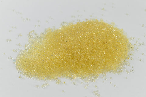 Transparent Lemon Glass Microbeads