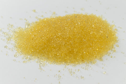 Transparent Yellow Glass Microbeads