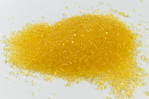 Transparent Sunflower Glass Microbeads