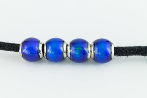 6mm Round Mood Bead with Cap #MOOD06-General Bead