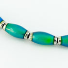 12mm x 5mm Spagetti Mood Bead with Cap #MOOD11-General Bead