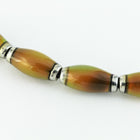 12mm x 5mm Spagetti Mood Bead with Cap #MOOD11-General Bead