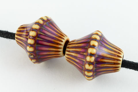 14mm x 16mm Diamond Twilight Mood Bead #MOOD17-General Bead