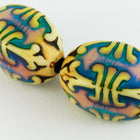 15mm x 23mm Fleur de Lis Mood Bead #MOOD21-General Bead