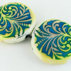 23.5mm x 7mm Fountain Fern Mood Bead #MOOD37-General Bead