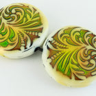 23.5mm x 7mm Fountain Fern Mood Bead #MOOD37-General Bead