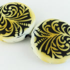 23.5mm x 7mm Fountain Fern Mood Bead #MOOD37-General Bead