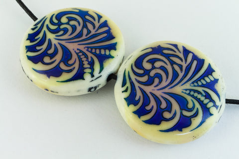 23.5mm x 7mm Fountain Fern Mood Bead #MOOD37-General Bead