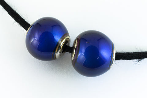 12mm Round Mood Bead with Cap #MOOD43-General Bead