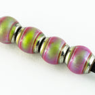 5mm Hot Pinks Round Mood Bead with Cap #MOOD44-General Bead