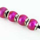 5mm Hot Pinks Round Mood Bead with Cap #MOOD44-General Bead