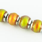 6mm Hot Pinks Round Mood Bead with Cap #MOOD45-General Bead