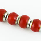 6mm Hot Pinks Round Mood Bead with Cap #MOOD45-General Bead