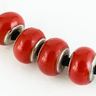 6mm x 9mm Hot Pinks Pony Mood Bead with Cap #MOOD46-General Bead