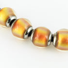 9mm Hot Pinks Round Mood Bead with Cap #MOOD47-General Bead