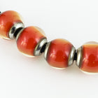 9mm Hot Pinks Round Mood Bead with Cap #MOOD47-General Bead