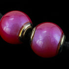 12mm Hot Pinks Round Mood Bead with Cap #MOOD51-General Bead