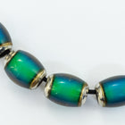 10mm x 6mm Barrel Mood Bead with Cap #MOOD610-General Bead