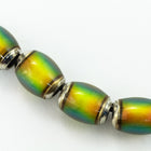 10mm x 6mm Barrel Mood Bead with Cap #MOOD610-General Bead