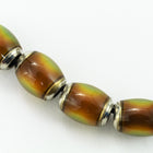 10mm x 6mm Barrel Mood Bead with Cap #MOOD610-General Bead