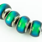 7mm x 8mm Crow Mood Bead with Cap #MOOD78-General Bead