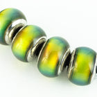 7mm x 8mm Crow Mood Bead with Cap #MOOD78-General Bead