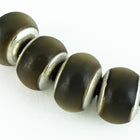 7mm x 8mm Crow Mood Bead with Cap #MOOD78-General Bead