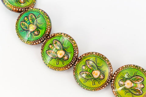 19mm x 9mm Honey Bee Mood Bead #MOOD32-General Bead