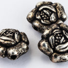 10mm Antique Silver Flower Bead #MPA153