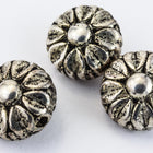 10mm Antique Silver Flower Bead #MPA160