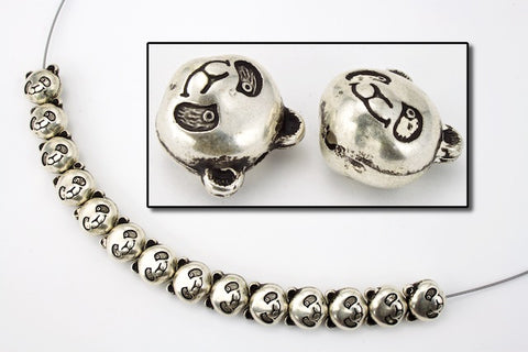 9mm Antique Silver Panda Bead #MPA186