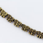 5mm Antique Gold Butterfly Bead #MPB145